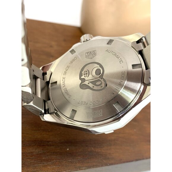 Tag Heuer Men's Watch WAY2012 Aquaracer Swiss Automatic Blue Dial Steel 43mm - Picture 6 of 14